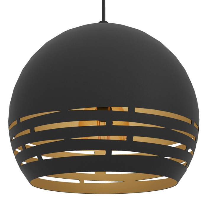 Eglo Camastra pendel Ø22,5 cm sort/guld
